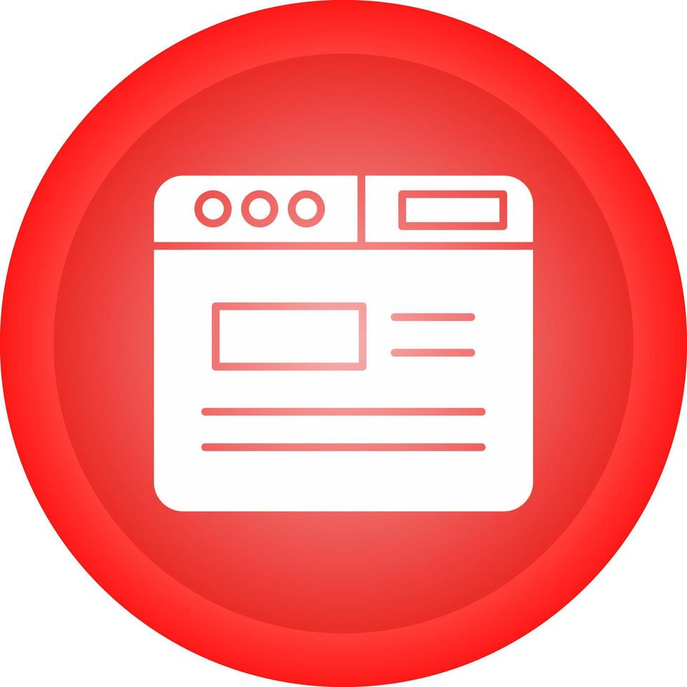 Webpage Vector Icon