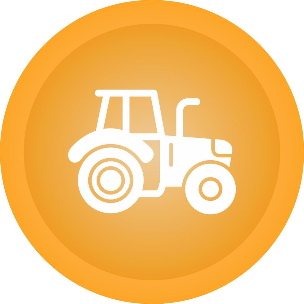 icono de vector de tractor