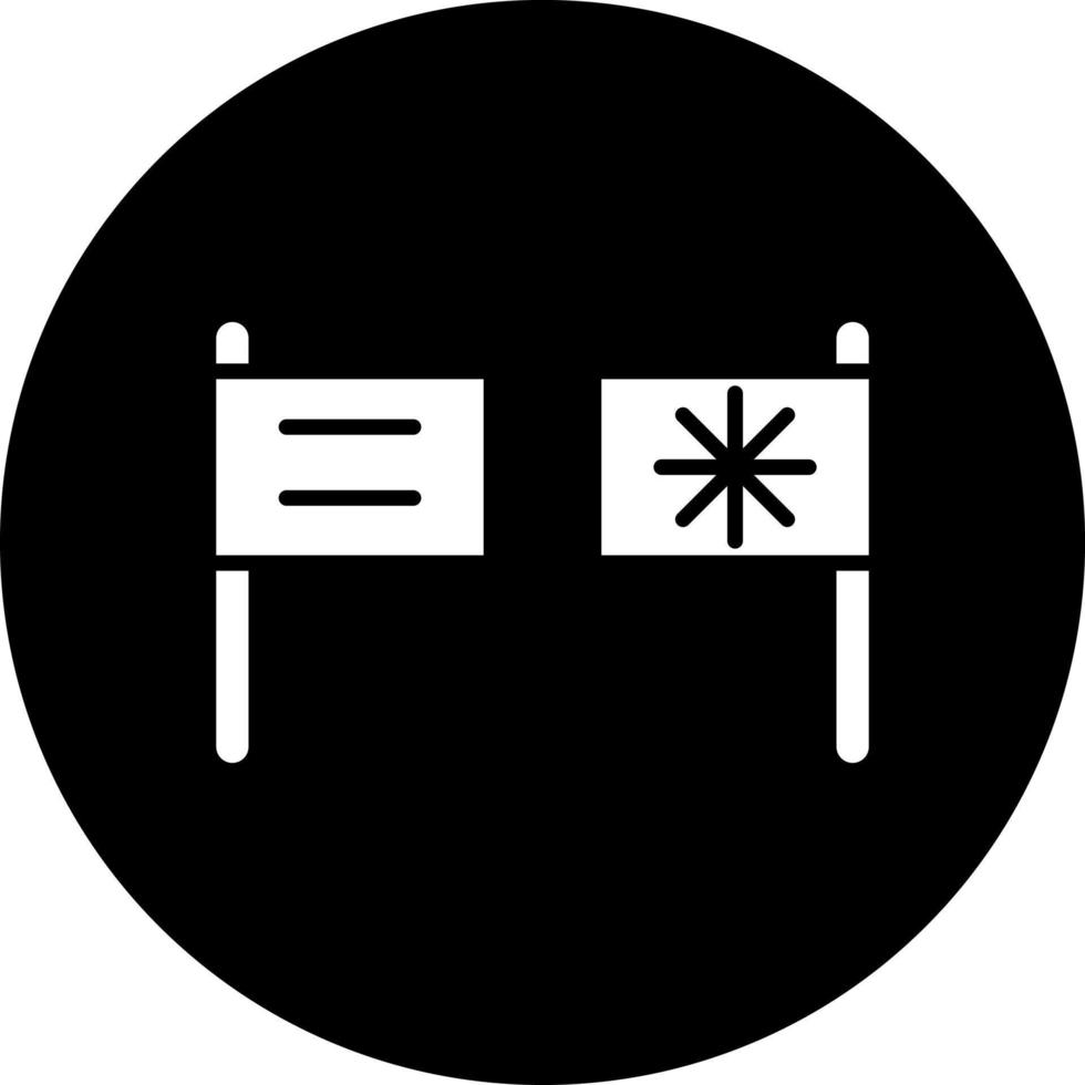 banderas vector icono estilo