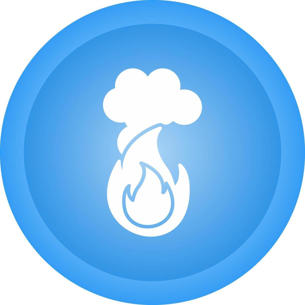 Fire Pollution Vector Icon