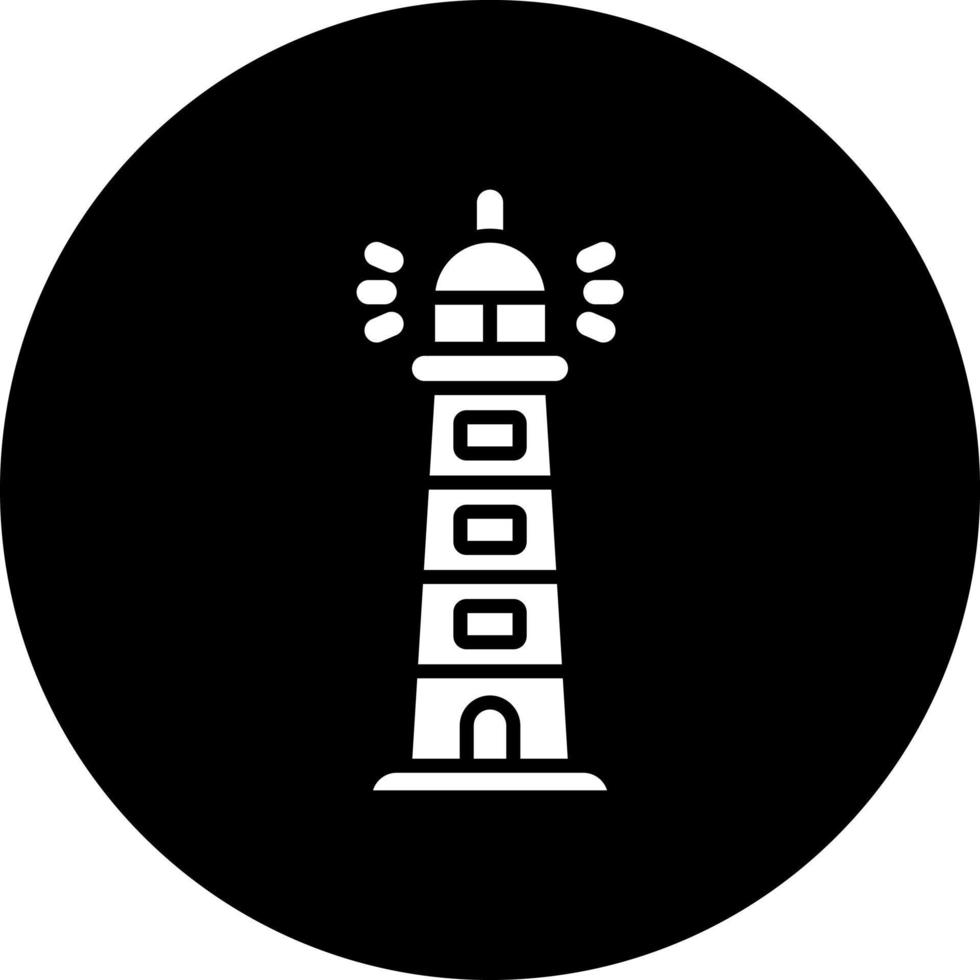 Lighthouse Vector Icon Style
