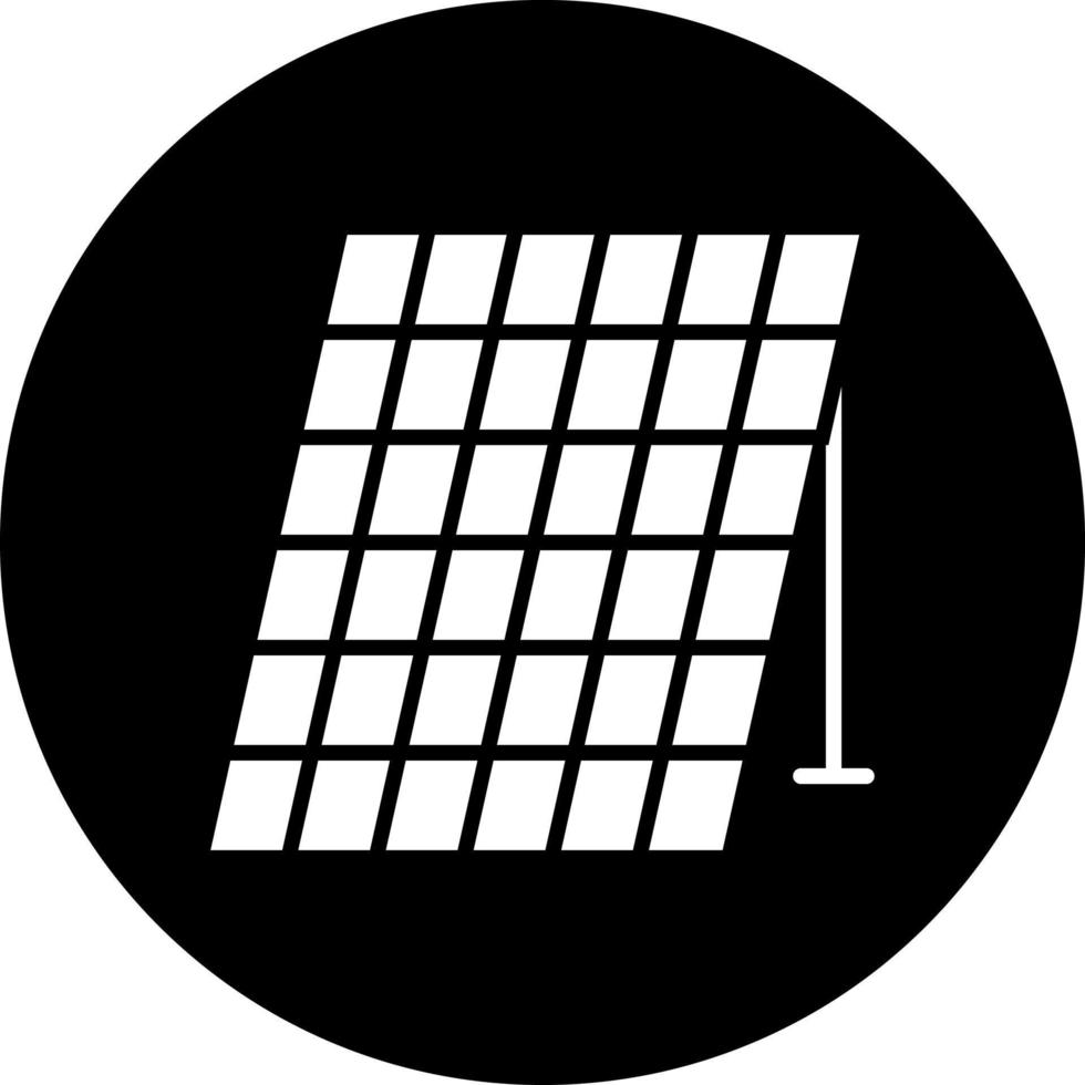 solar panel vector icono estilo
