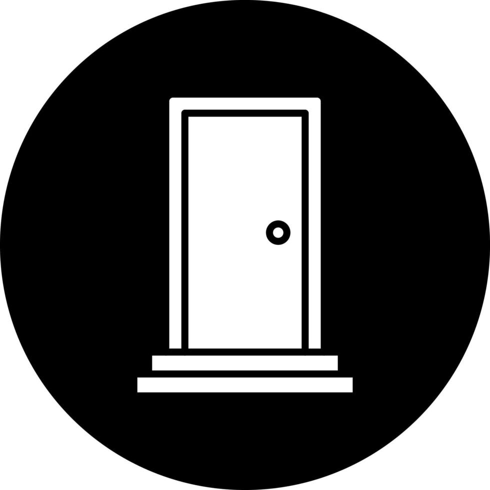 puerta vector icono estilo