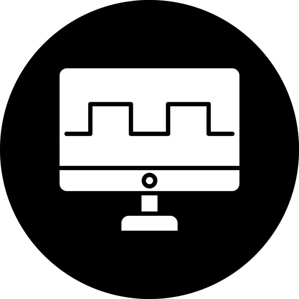 Digital Television Vector Icon Style