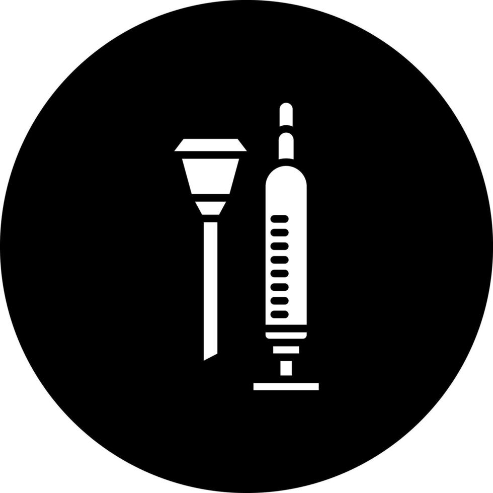 Needle And Syringe Vector Icon Style