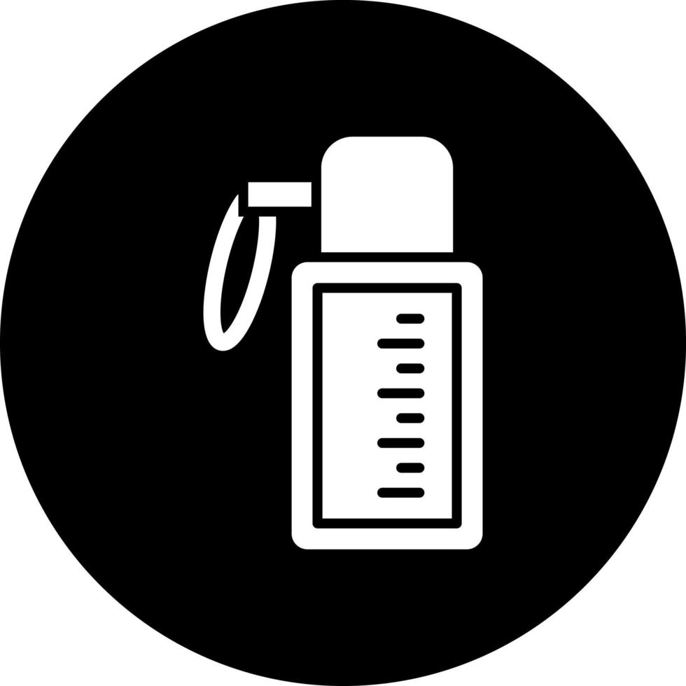 Water Flask Vector Icon Style