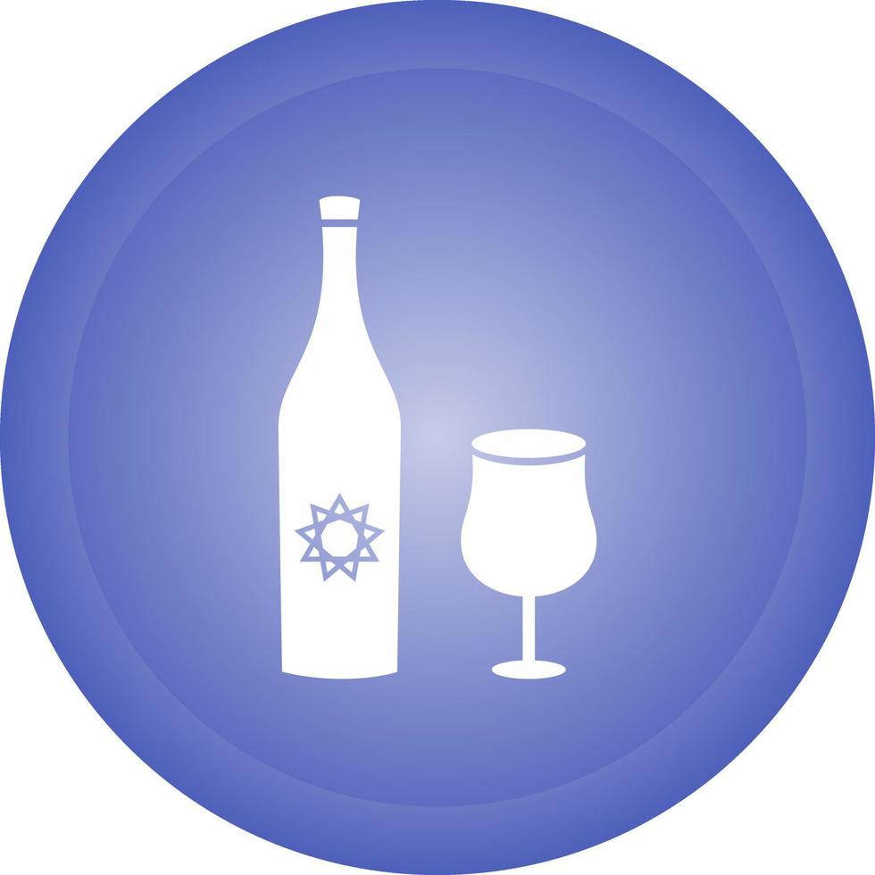 Goblet and Wine Vector Icon