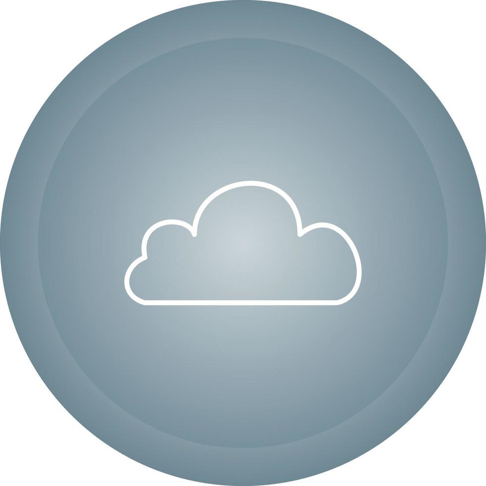 icono de vector de nube