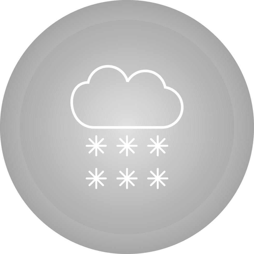 Snowing Vector Icon