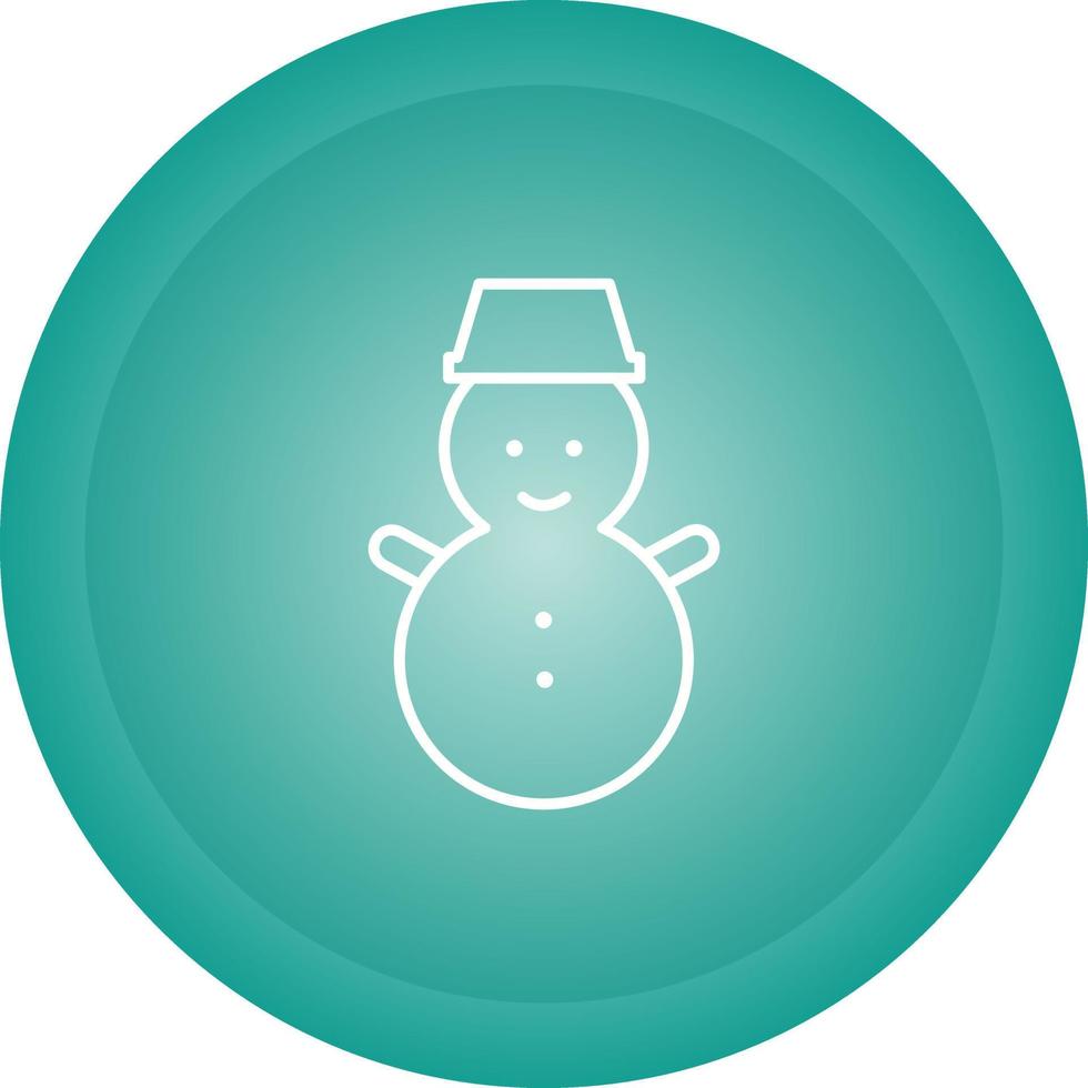 Snowman Vector Icon