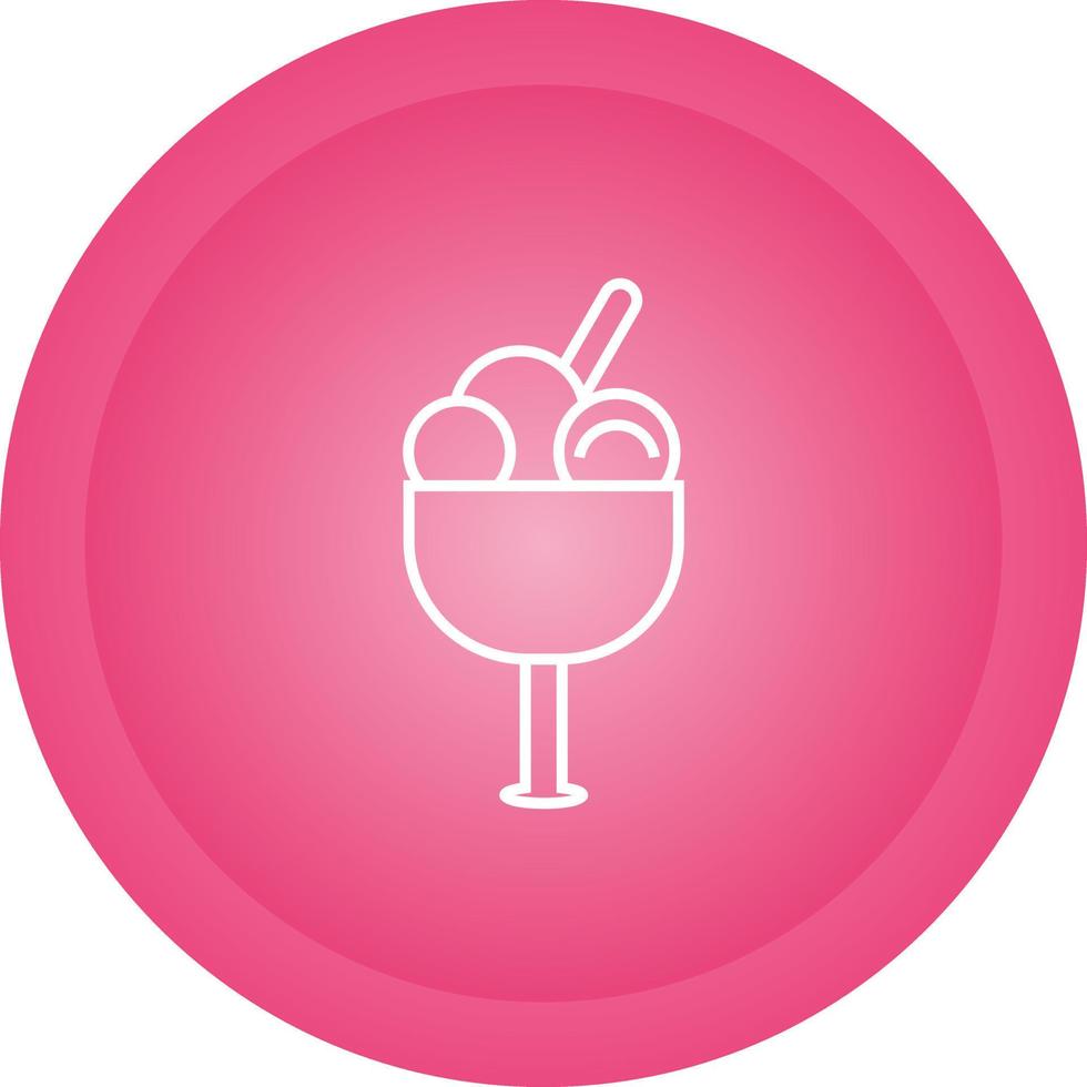 Icecream goblet Vector Icon