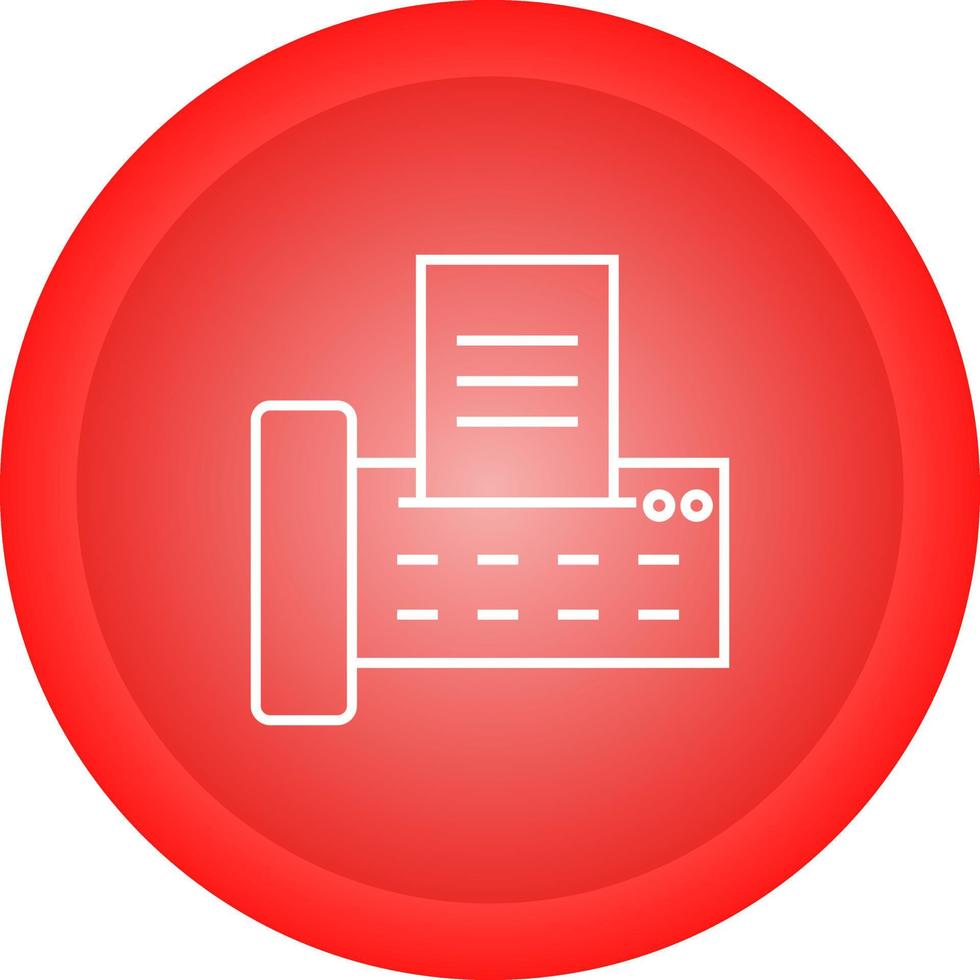 Fax Vector Icon