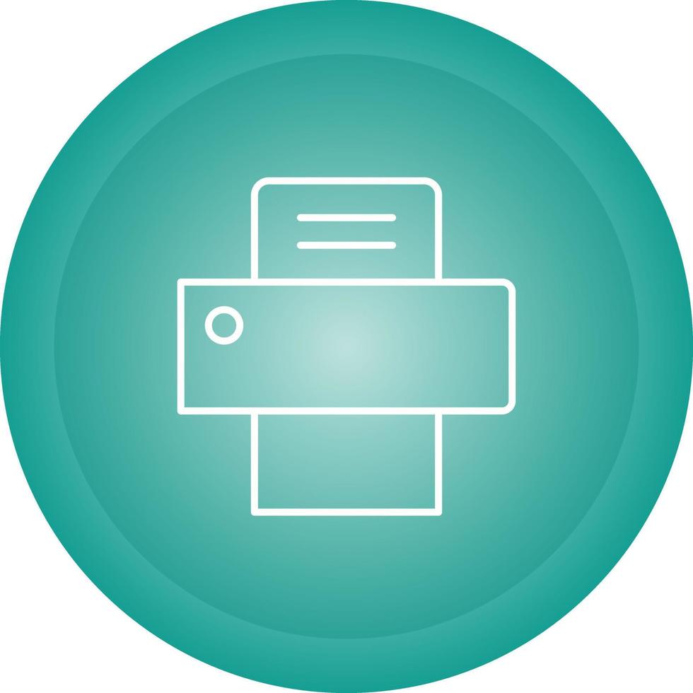 Fax Machine Vector Icon