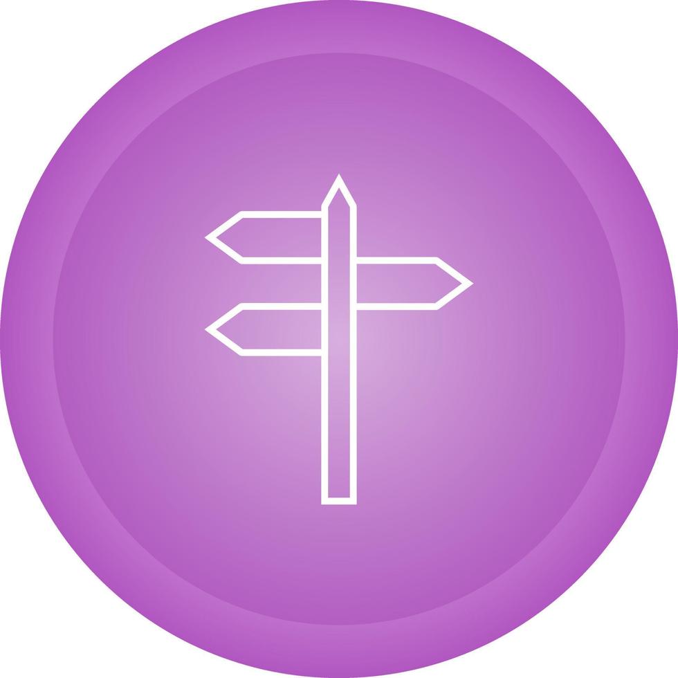 Street Sign Vector Icon