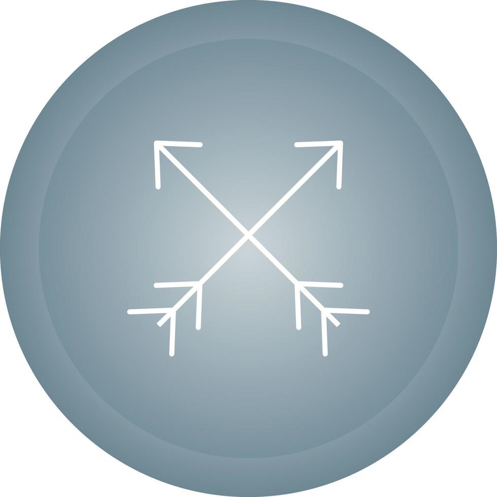Two Arrows Vector Icon