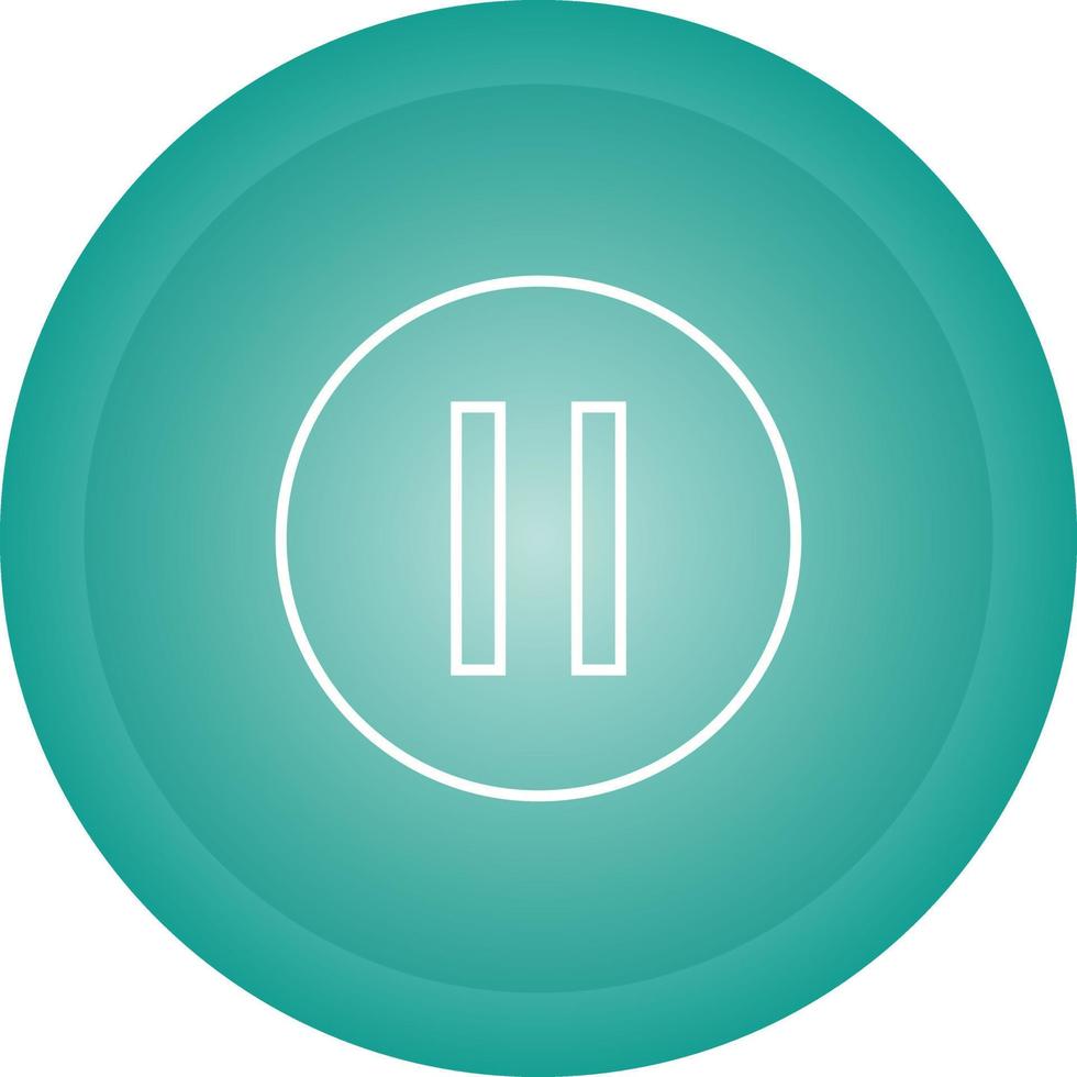 Pause Vector Icon