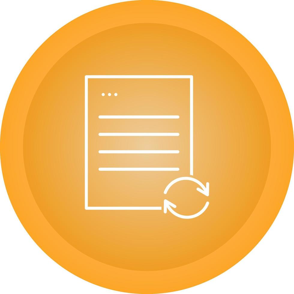 Refresh Page Vector Icon