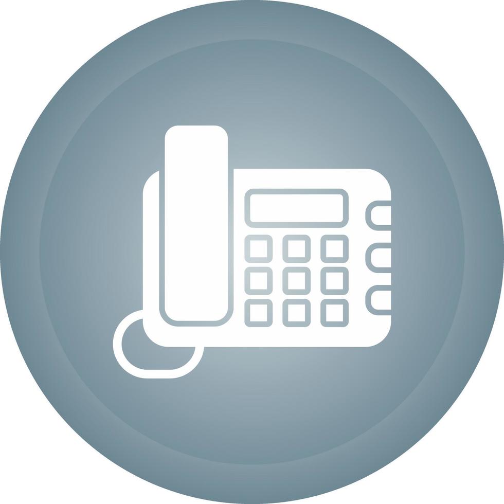 Land Line Phone Vector Icon