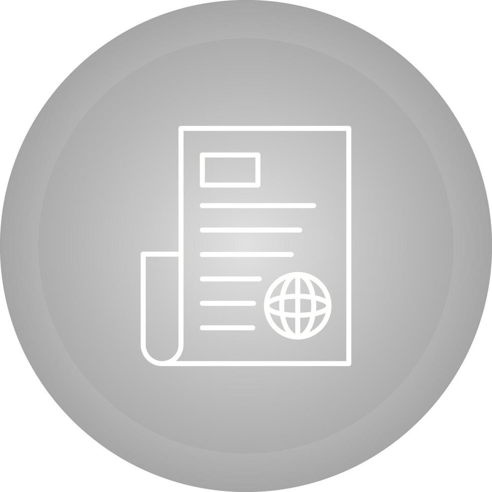 Newspaper Vector Icon
