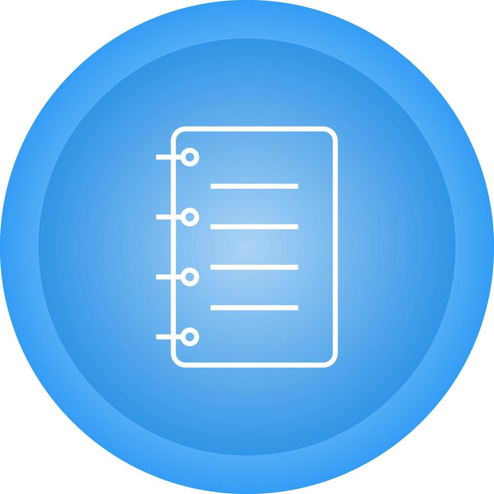 Diary Vector Icon