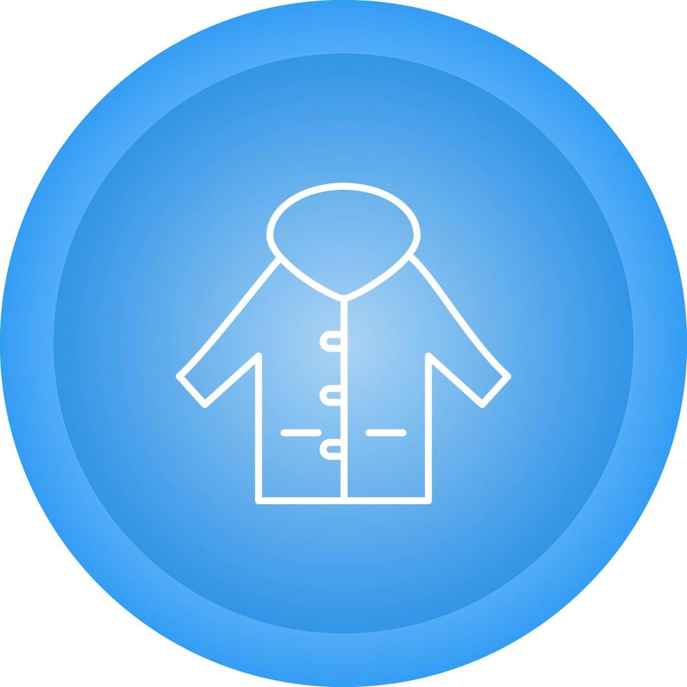 icono de vector de chaqueta caliente