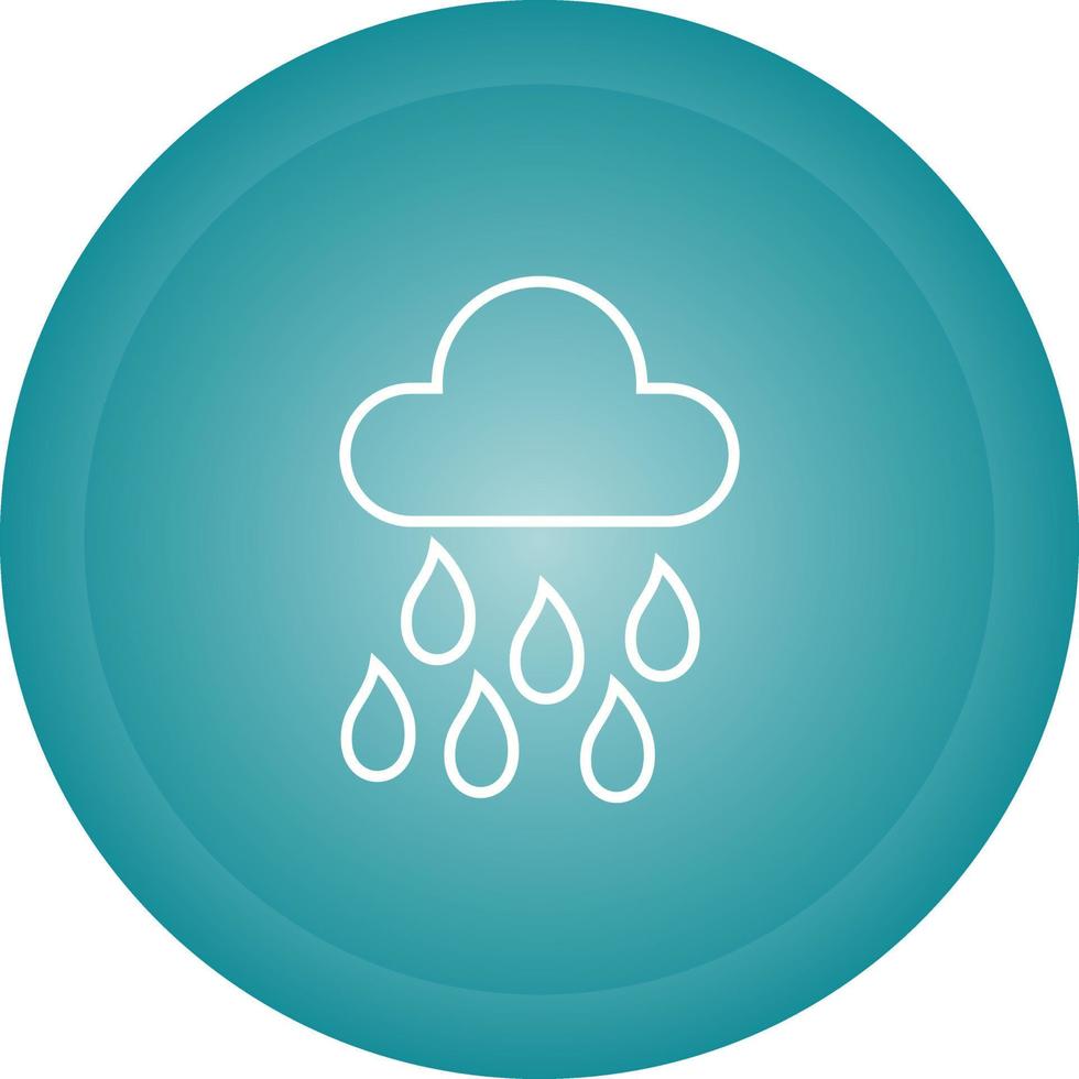 Raining Vector Icon
