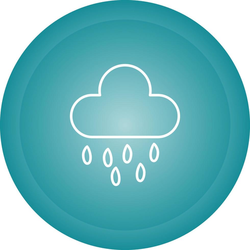 Rain Cloud Vector Icon
