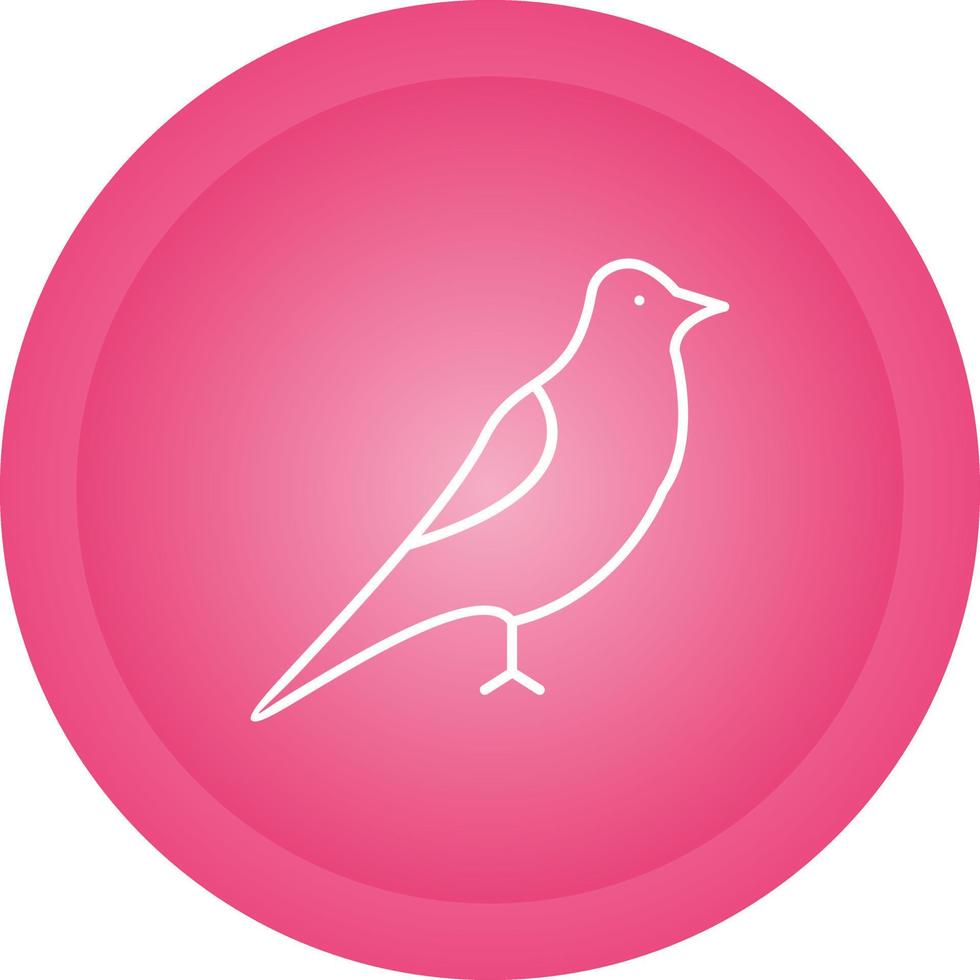 icono de vector de pájaro