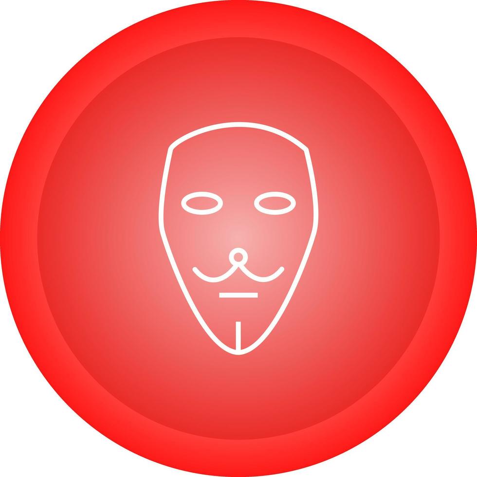 icono de vector de dos máscaras