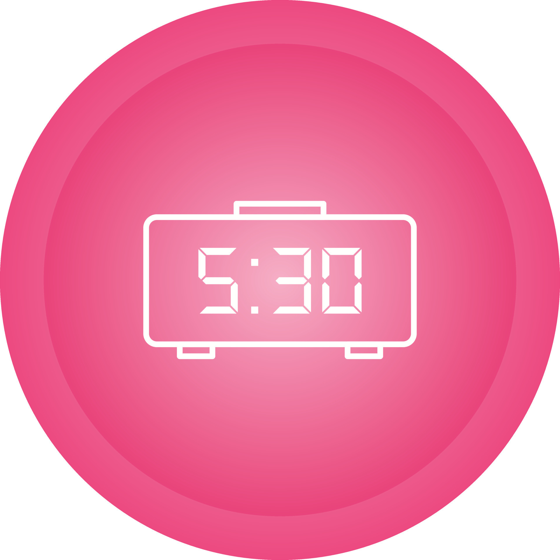Digital Clock Vector Icon 22683047 Vector Art at Vecteezy