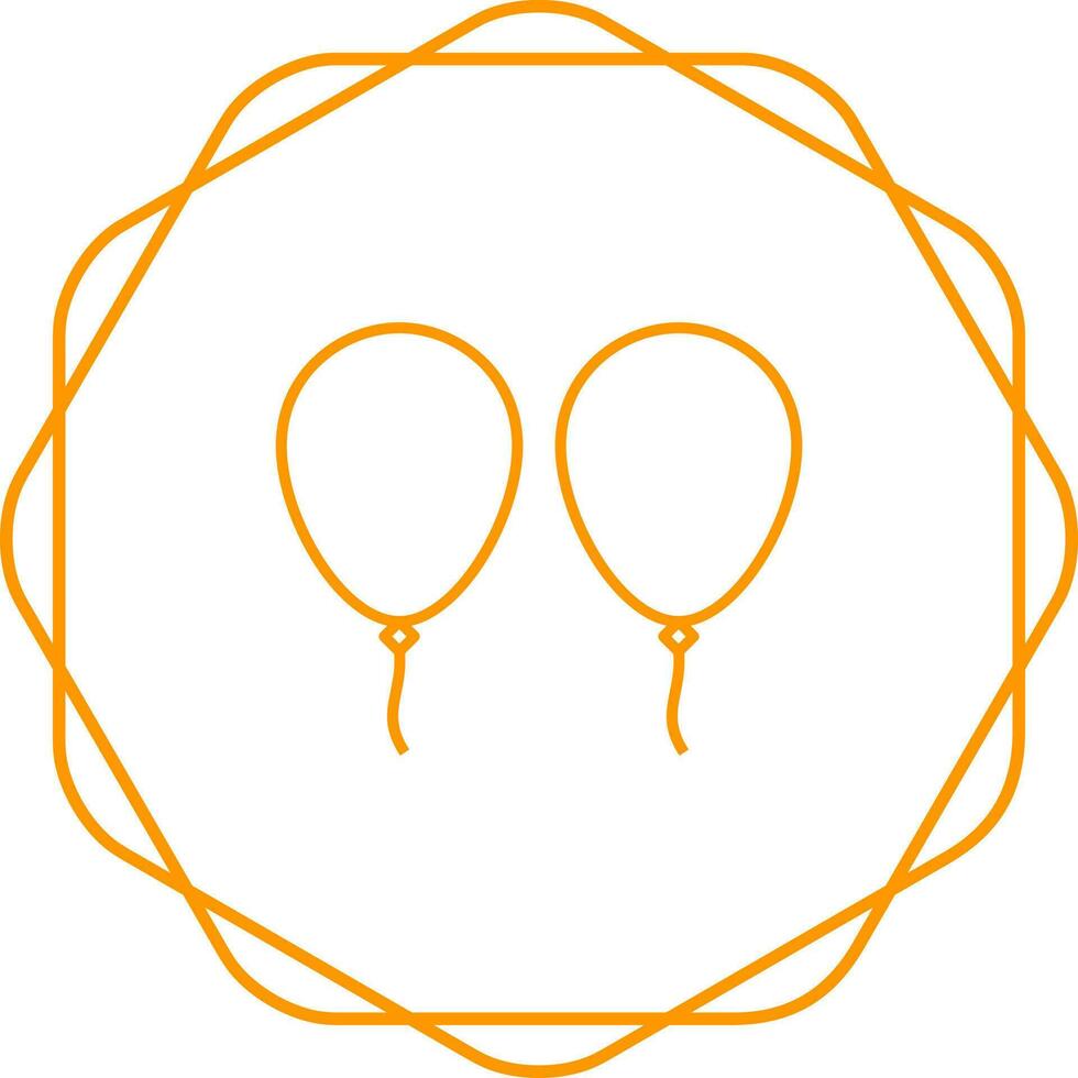 Balloons Vector Icon