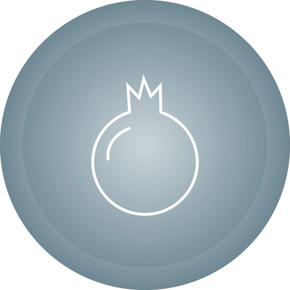 Pomegranate Vector Icon