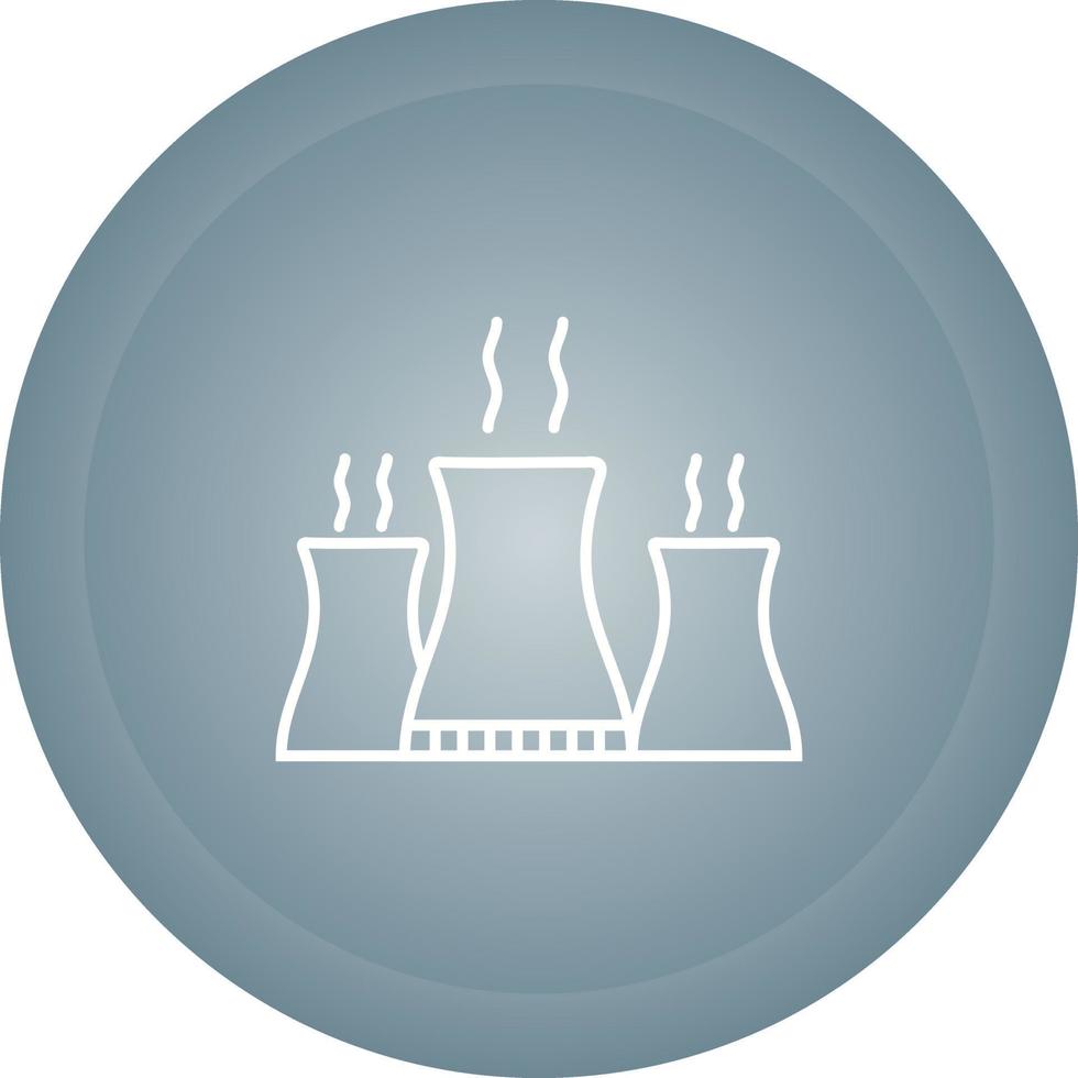 Nuclear Plant Vector Icon