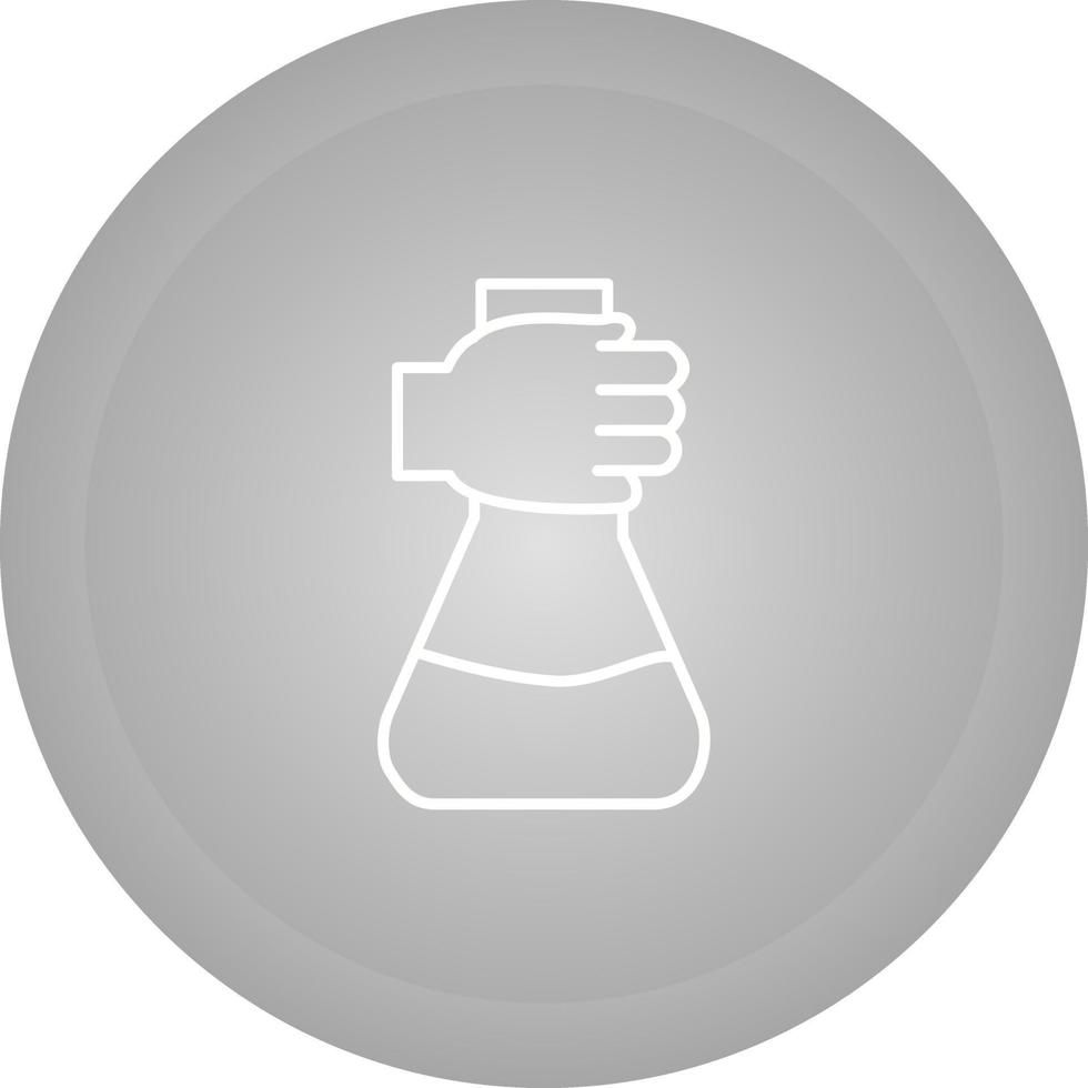 Holding Flask Vector Icon