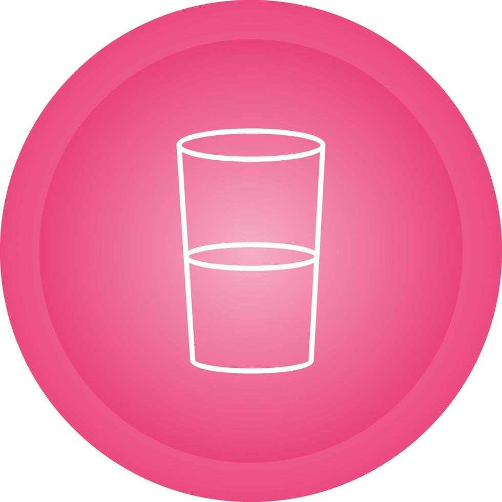 Water Glasses Vector Icon