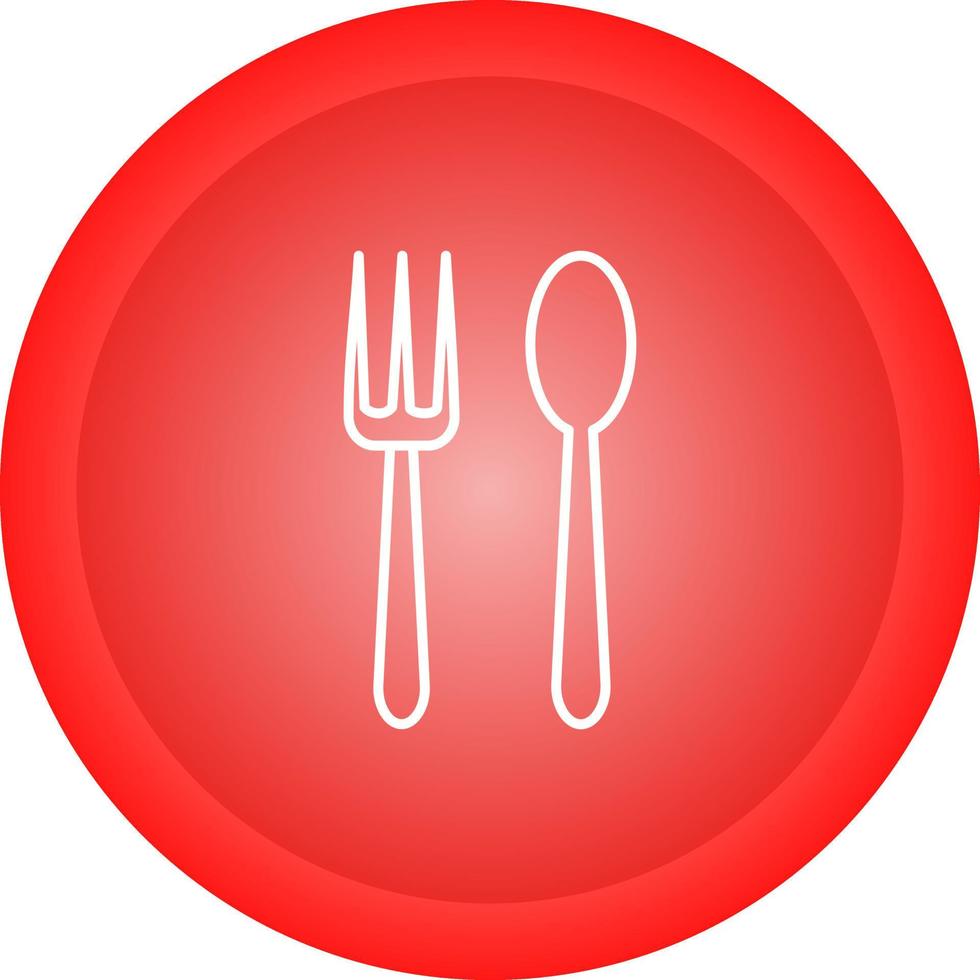 Spoon and Fork Vector Icon