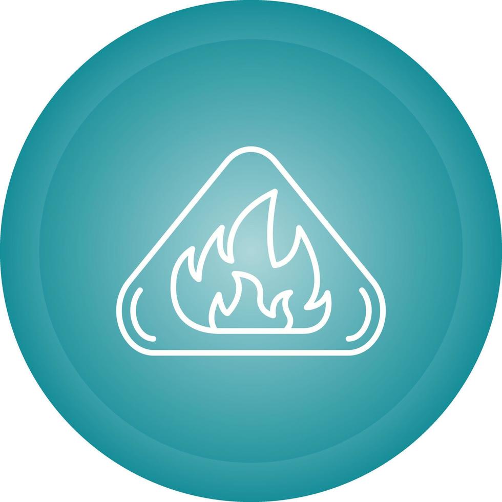 Fire Danger Vector Icon