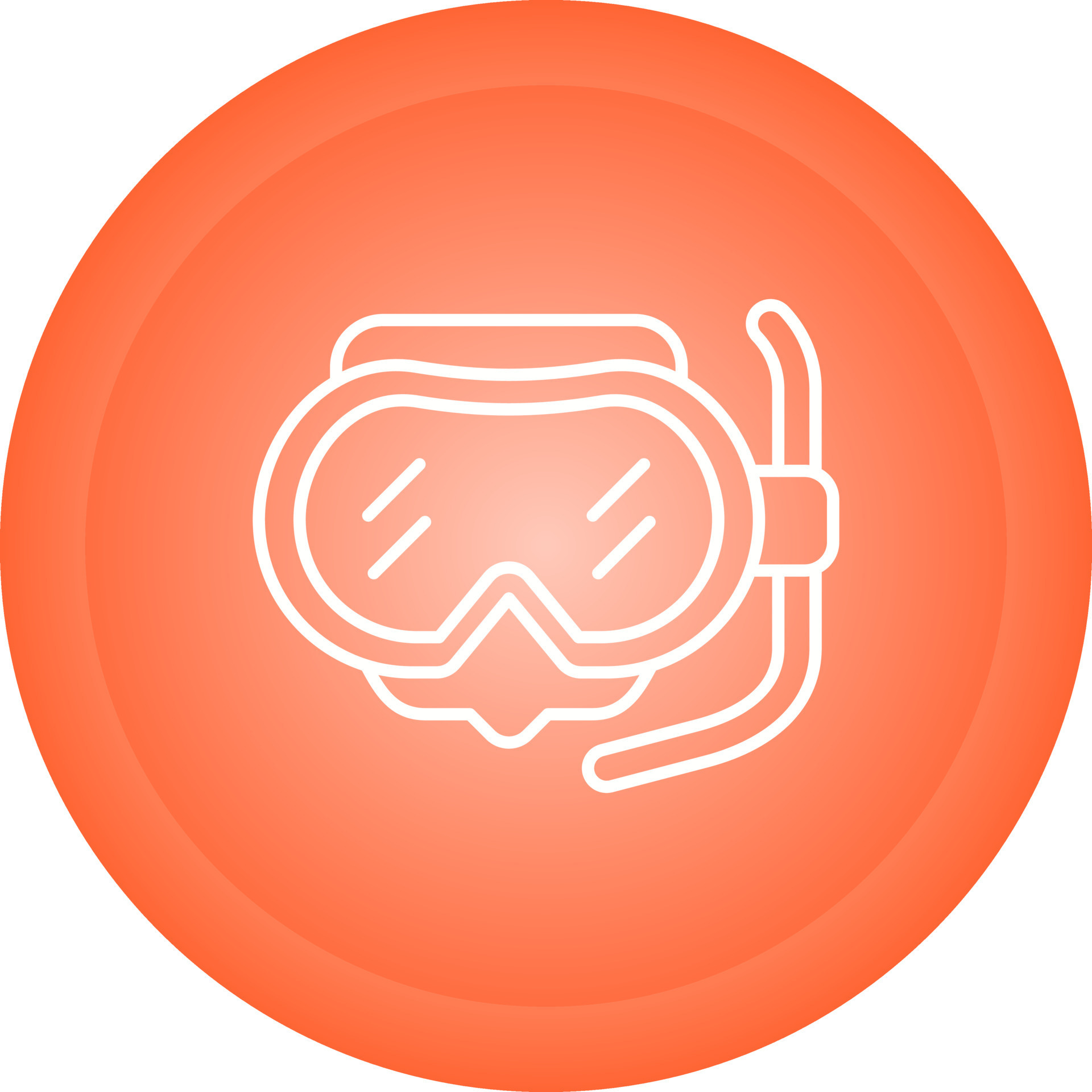 Diving Mask Vector Icon 22683463 Vector Art at Vecteezy
