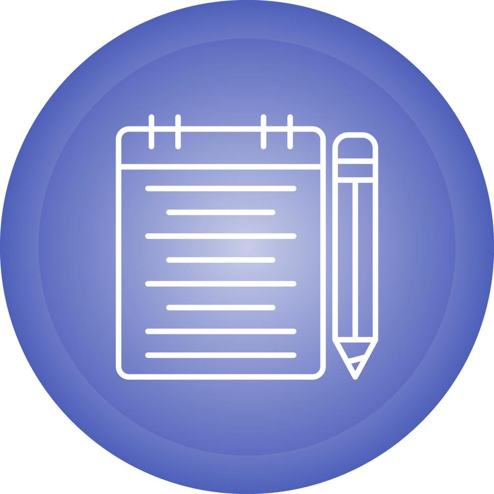 Notepad Vector Icon