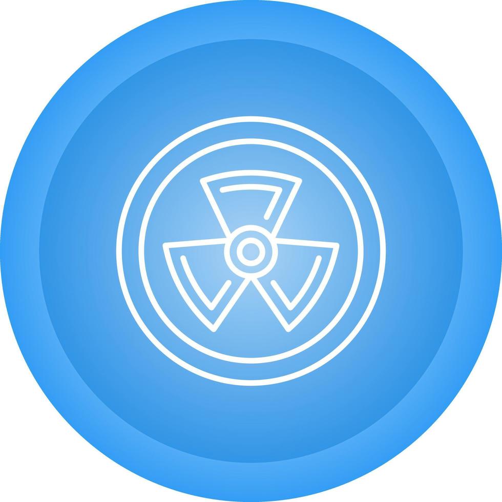 icono de vector de radiación