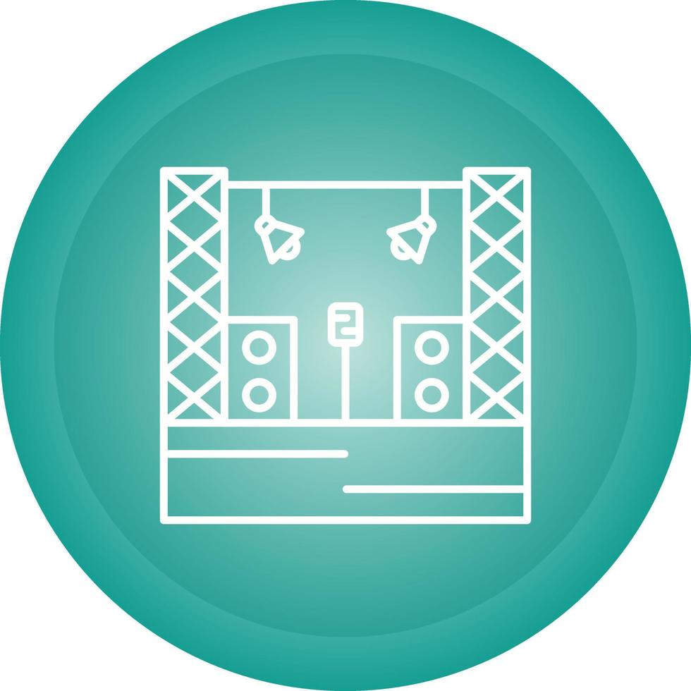 Stage Vector Icon