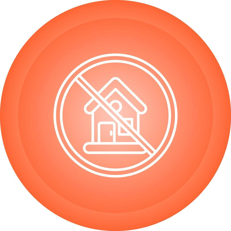 No House Vector Icon