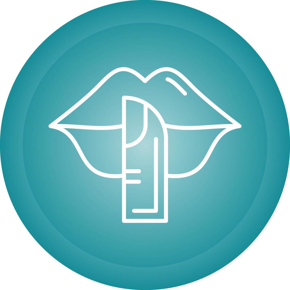 Silence Vector Icon
