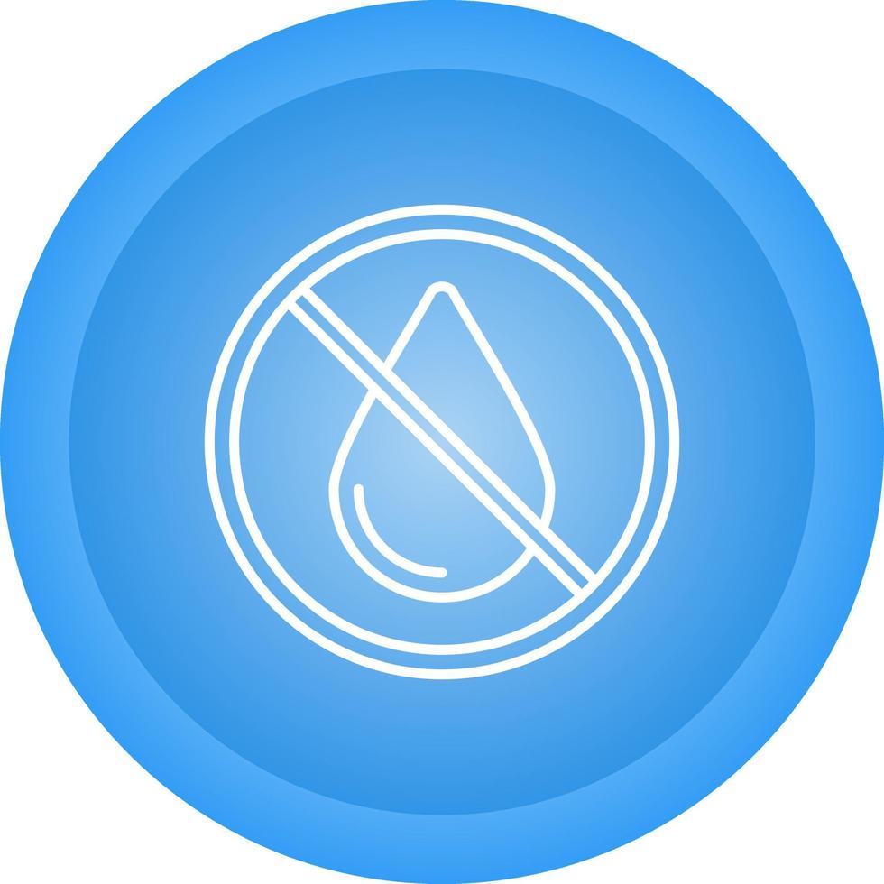 No Water Vector Icon