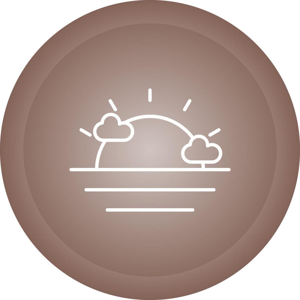 Sunset Vector Icon