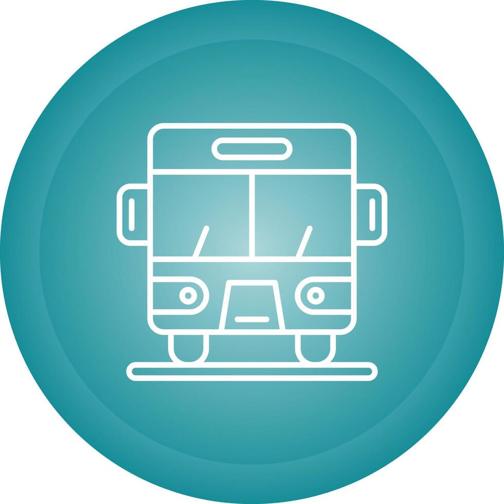 icono de vector de bus