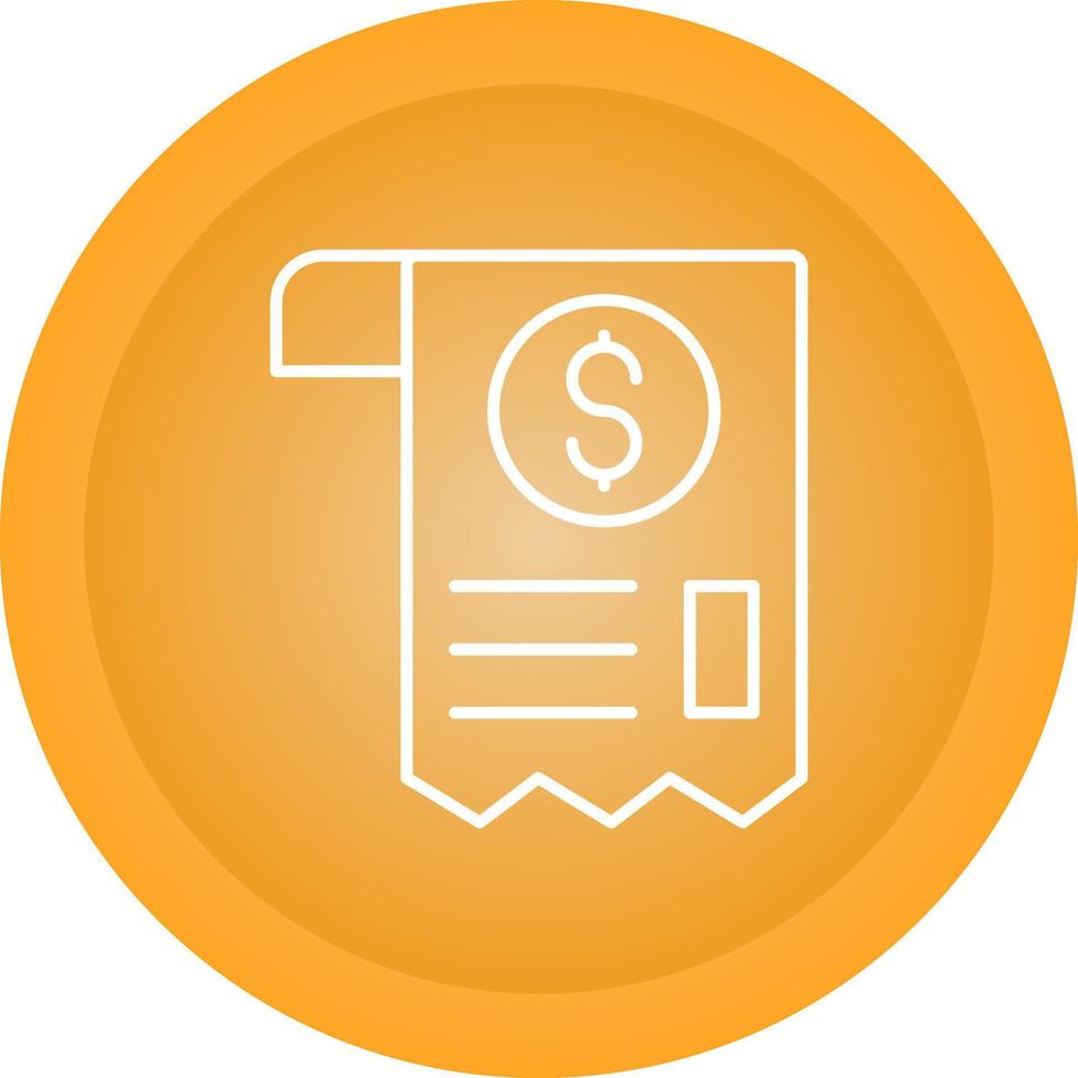 Receipt Vector Icon