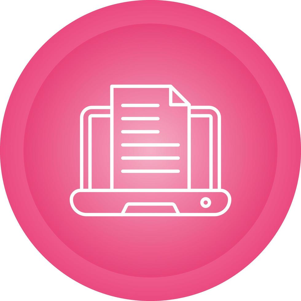 Content Writing Vector Icon
