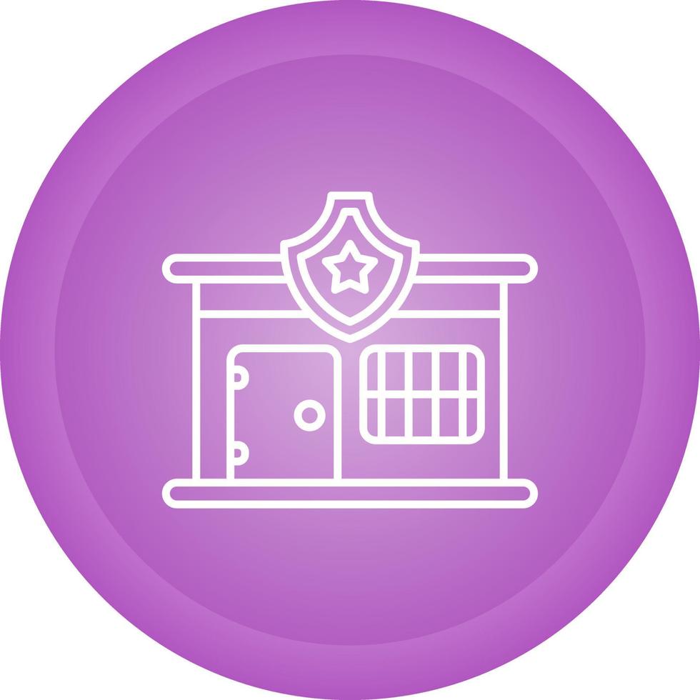 Police Station Vector Icon