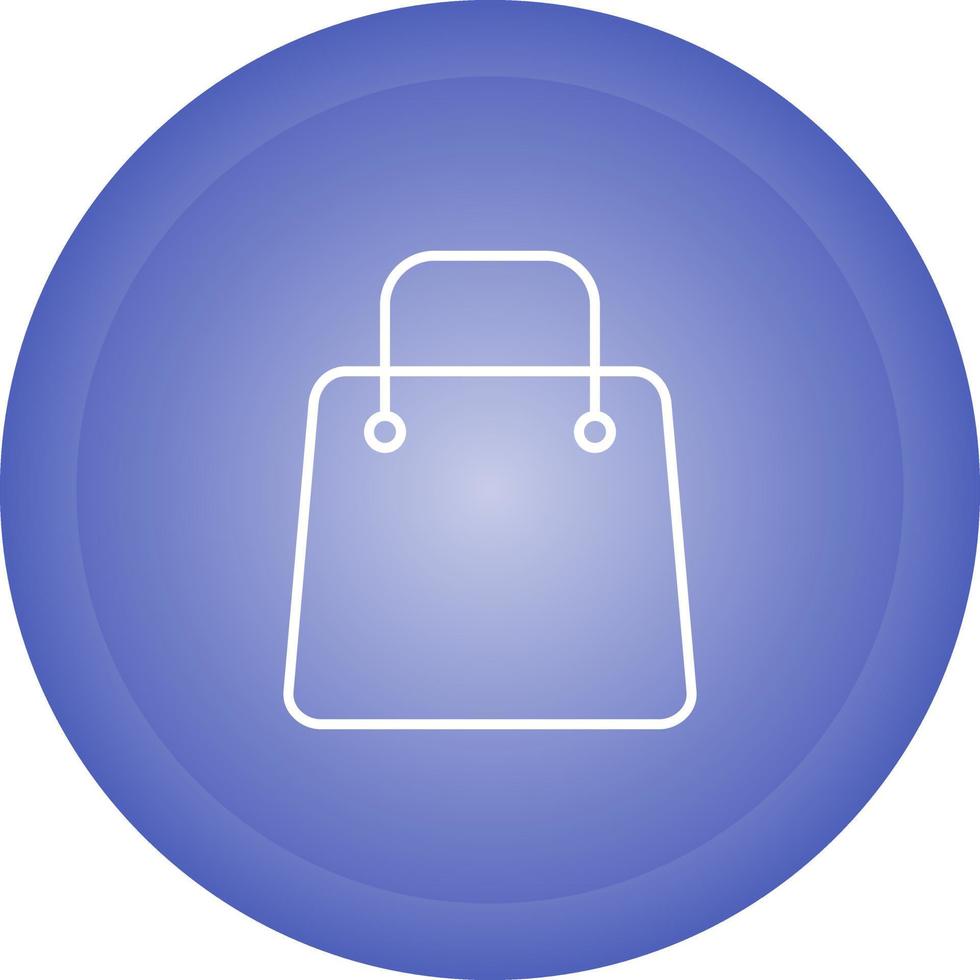 icono de vector de bolsa de compras